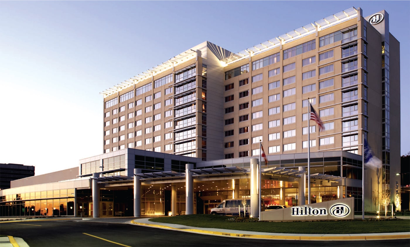 Hilton Baltimore BWI Hotel exterior